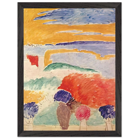 OPEN WINDOW AT TANGIER 1913 by Henri Matisse — Framed art print at Zephyeer