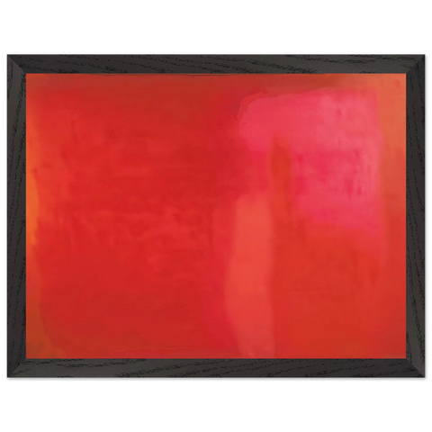 RED FIELD 1972 by Esteban Vicente — Framed art print at Zephyeer