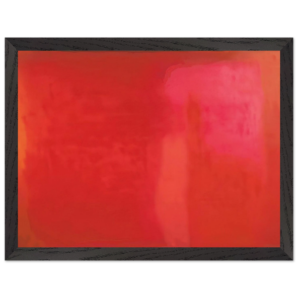 RED FIELD 1972 by Esteban Vicente — Framed art print at Zephyeer