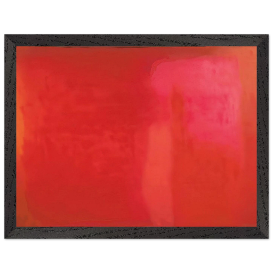 RED FIELD 1972 by Esteban Vicente — Framed art print at Zephyeer