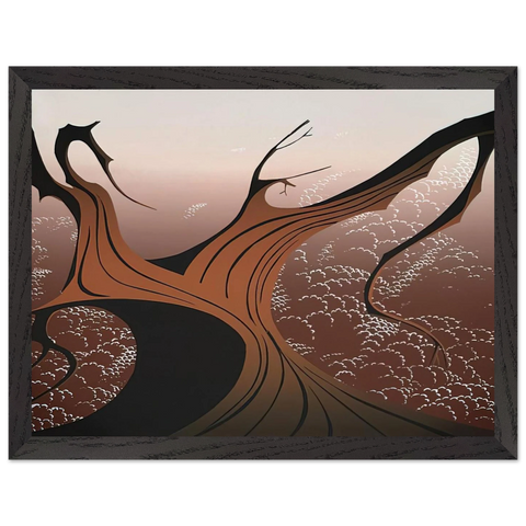 Brown Tree by Eyvind Earle — Framed art print at Zephyeer