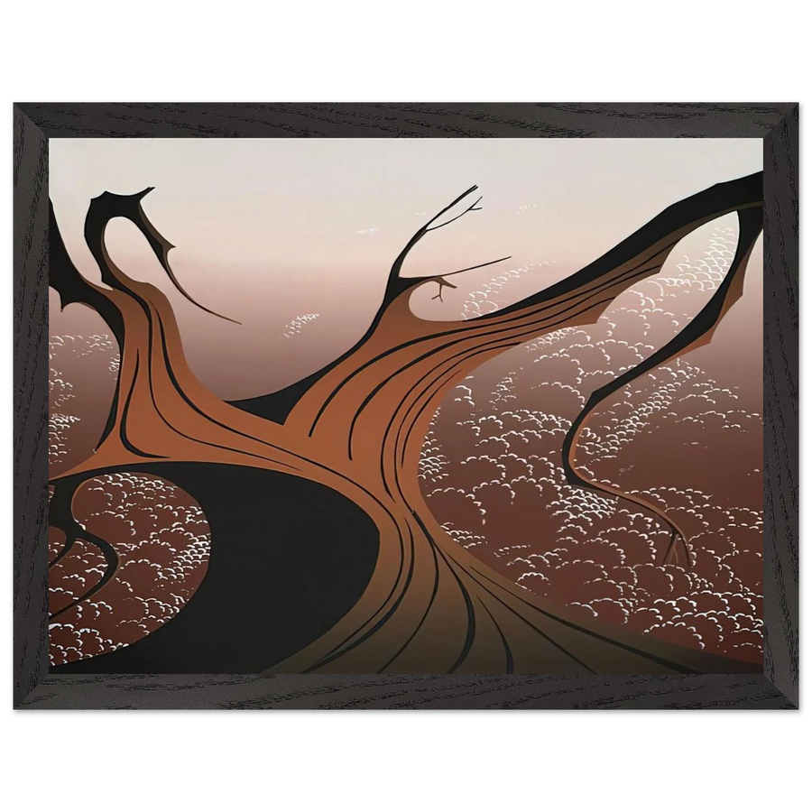 Brown Tree by Eyvind Earle — Framed art print at Zephyeer