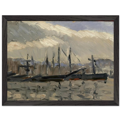 PORT DE CHERBOURG by Henri Matisse — Framed art print at Zephyeer