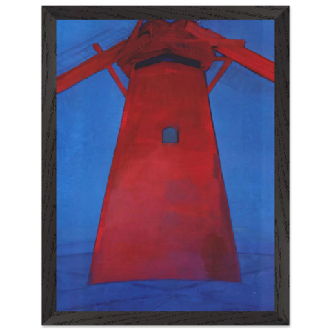 The Red Mill by Piet Mondrian — Framed art print at Zephyeer