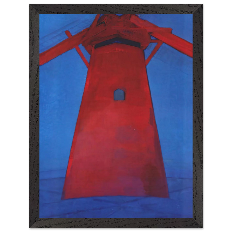The Red Mill by Piet Mondrian — Framed art print at Zephyeer