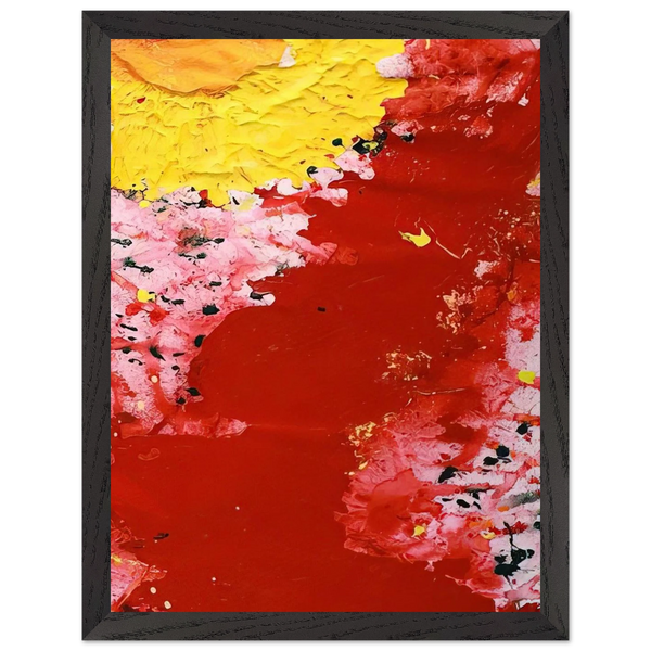 Hommage a Vincent van Gogh by Sam Francis — Framed art print at Zephyeer