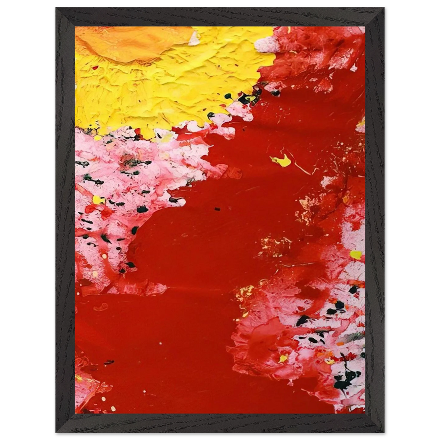 Hommage a Vincent van Gogh by Sam Francis — Framed art print at Zephyeer