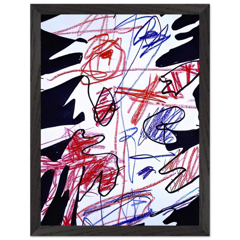ACTIVATION XLVII by Jean Dubuffet — Framed art print at Zephyeer