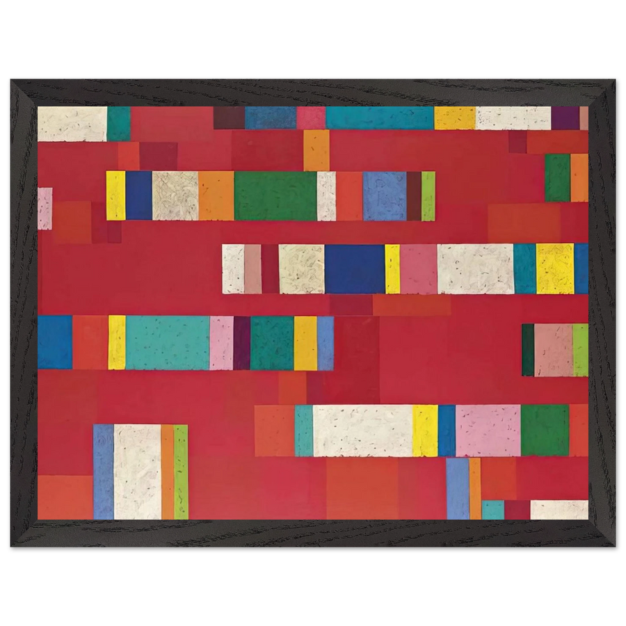 Rosso Perugino - 1979 by Piero Dorazio — Framed art print at Zephyeer