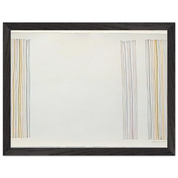 Untitled - 1981 by Gene Davis — Framed art print at Zephyeer