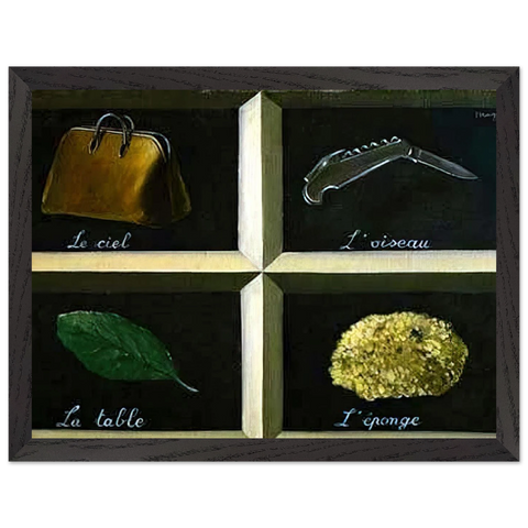 THE INTERPRETATION OF DREAMS 1927 by Rene Magritte — Framed art print at Zephyeer