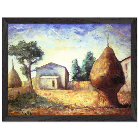 PAGLIAI 1929 by Carlo Carra — Framed art print at Zephyeer