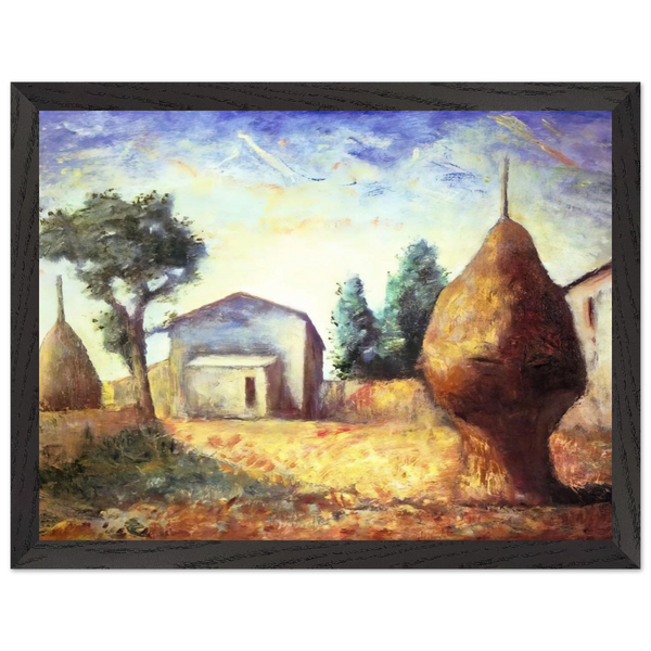 PAGLIAI 1929 by Carlo Carra — Framed art print at Zephyeer