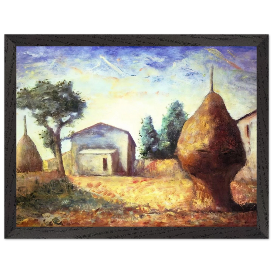 PAGLIAI 1929 by Carlo Carra — Framed art print at Zephyeer