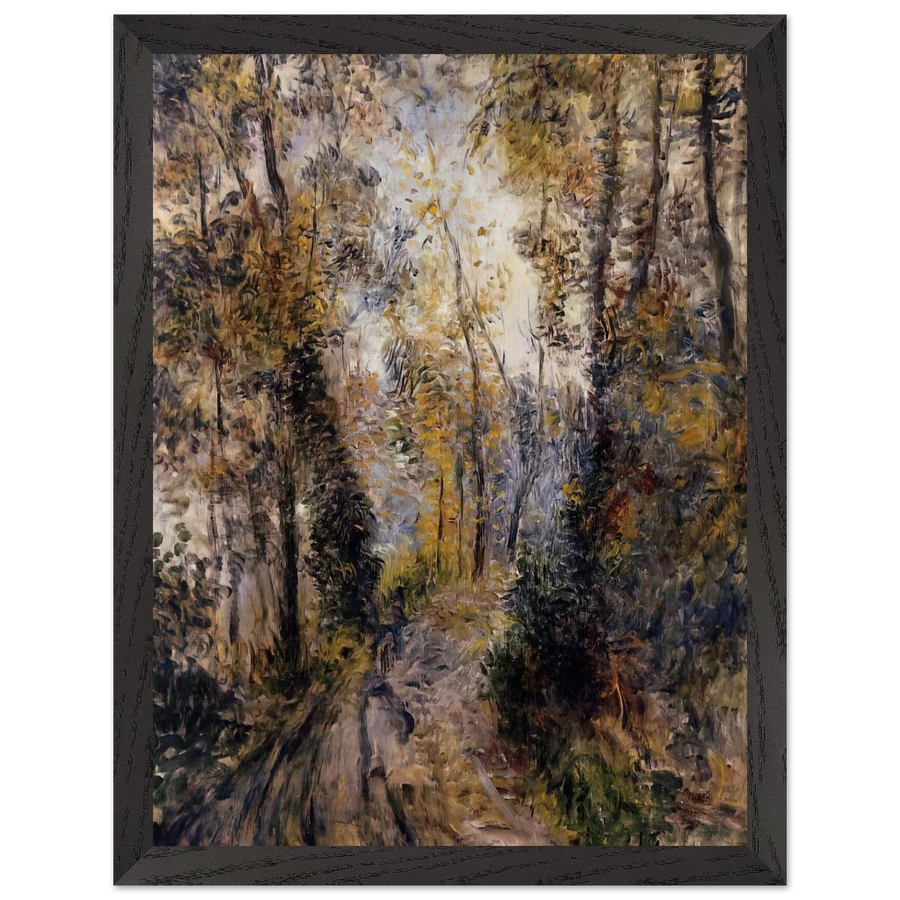 The Path through the Forest by Pierre-Auguste Renoir — Framed art print at Zephyeer