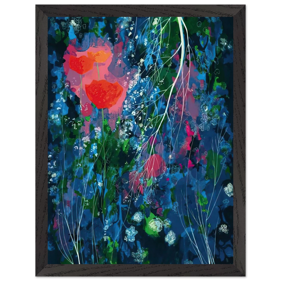 Poppies by Eyvind Earle — Framed art print at Zephyeer