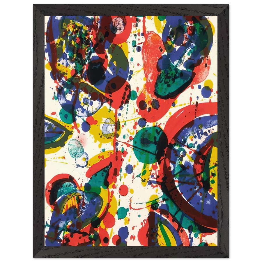 Firework by Sam Francis — Framed art print at Zephyeer