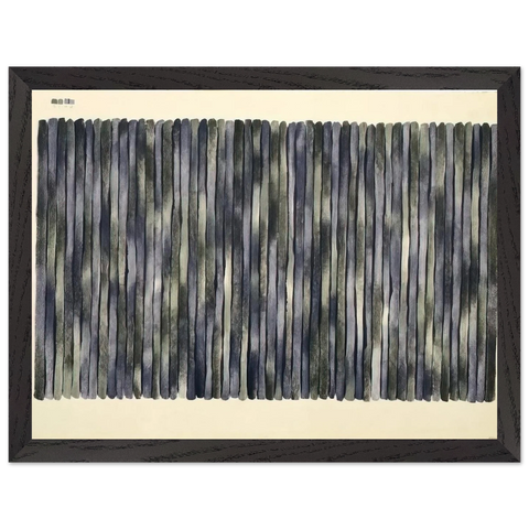 Adam's Rib - 1980 by Gene Davis — Framed art print at Zephyeer