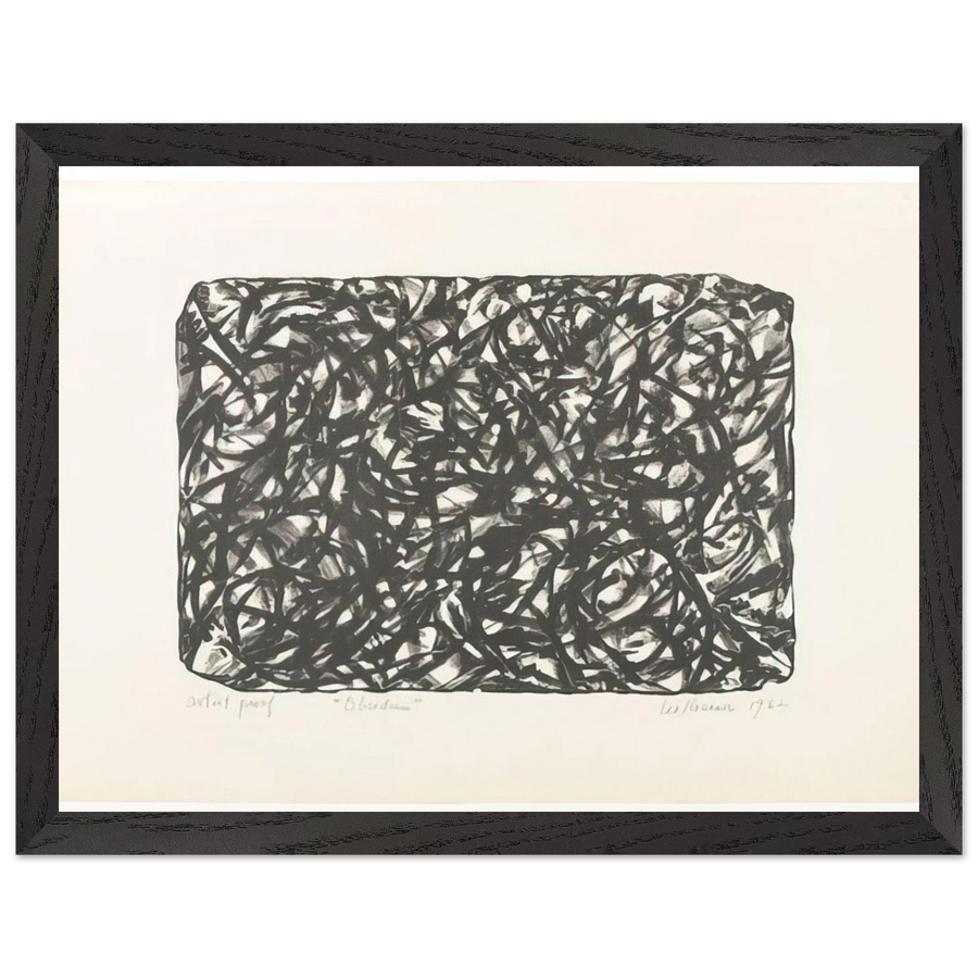 Obsidian by Lee Krasner — Framed art print at Zephyeer