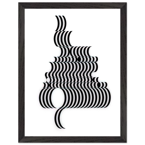 FRAGMENT 2 1965 by Bridget Riley — Framed art print at Zephyeer