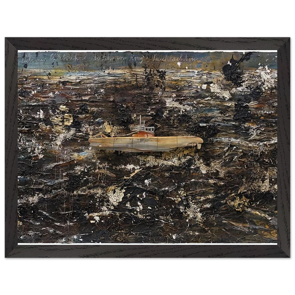 FOR VELIMIR KHLEBNIKOV THE DOCTRINE OF WAR BATTLES 2010 by Anselm Kiefer — Framed art print at Zephyeer