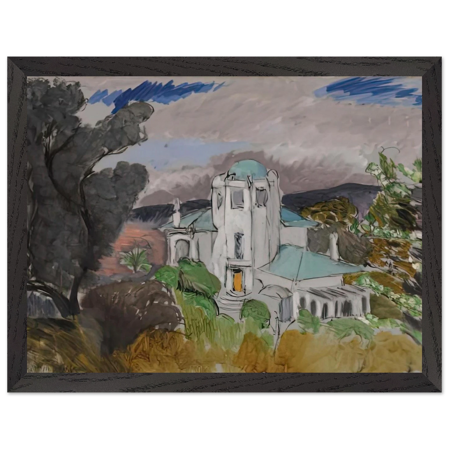 BLUE VILLA 1918 by Henri Matisse — Framed art print at Zephyeer