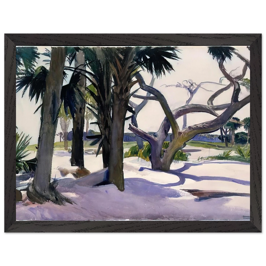 Folly Beach, Charleston, South Carolina by Edward Hopper — Framed art print at Zephyeer