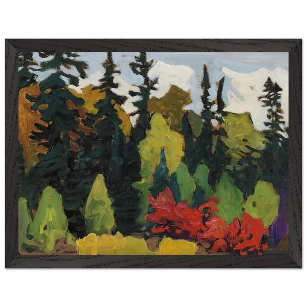 Woods, Algoma - 1918 by Lawren Harris — Framed art print at Zephyeer