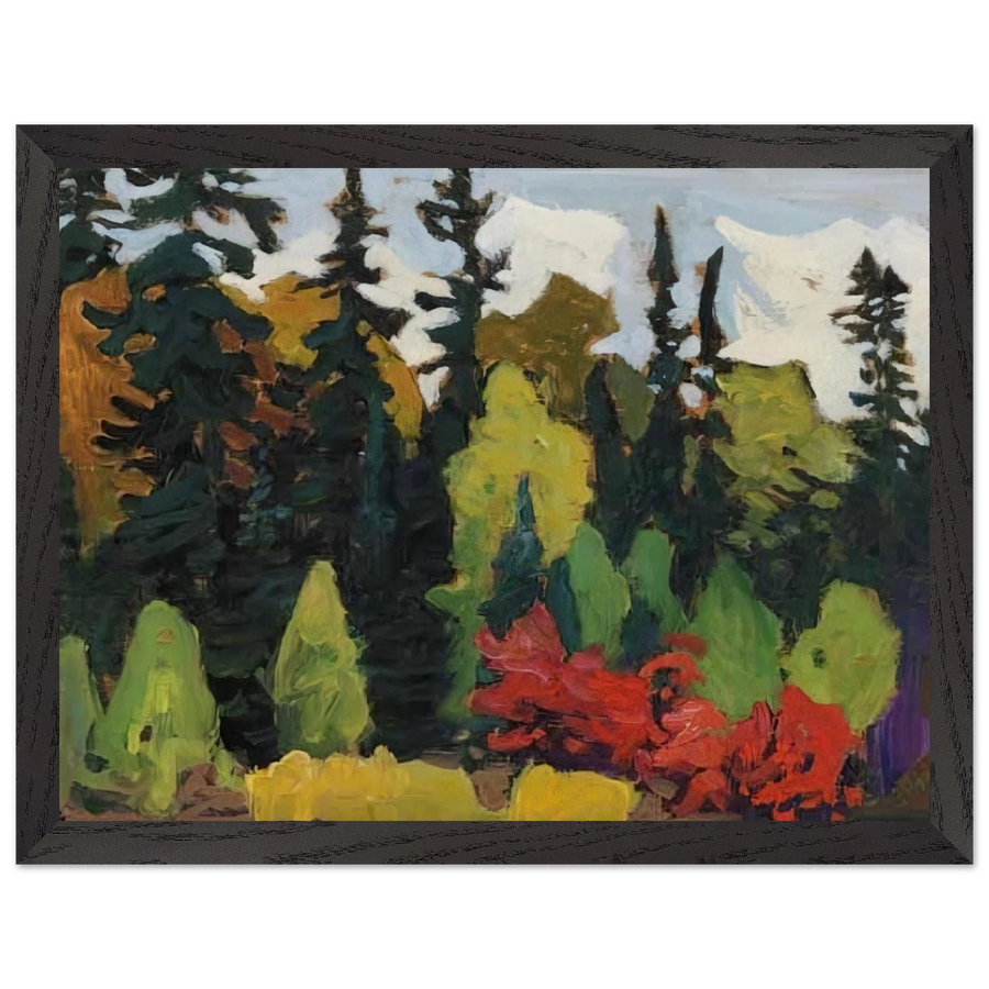 Woods, Algoma - 1918 by Lawren Harris — Framed art print at Zephyeer