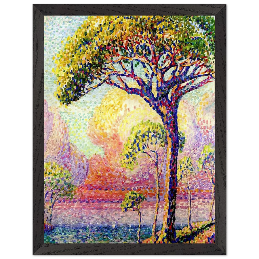 A Pine Tree by Henri-Edmond Cross — Framed art print at Zephyeer