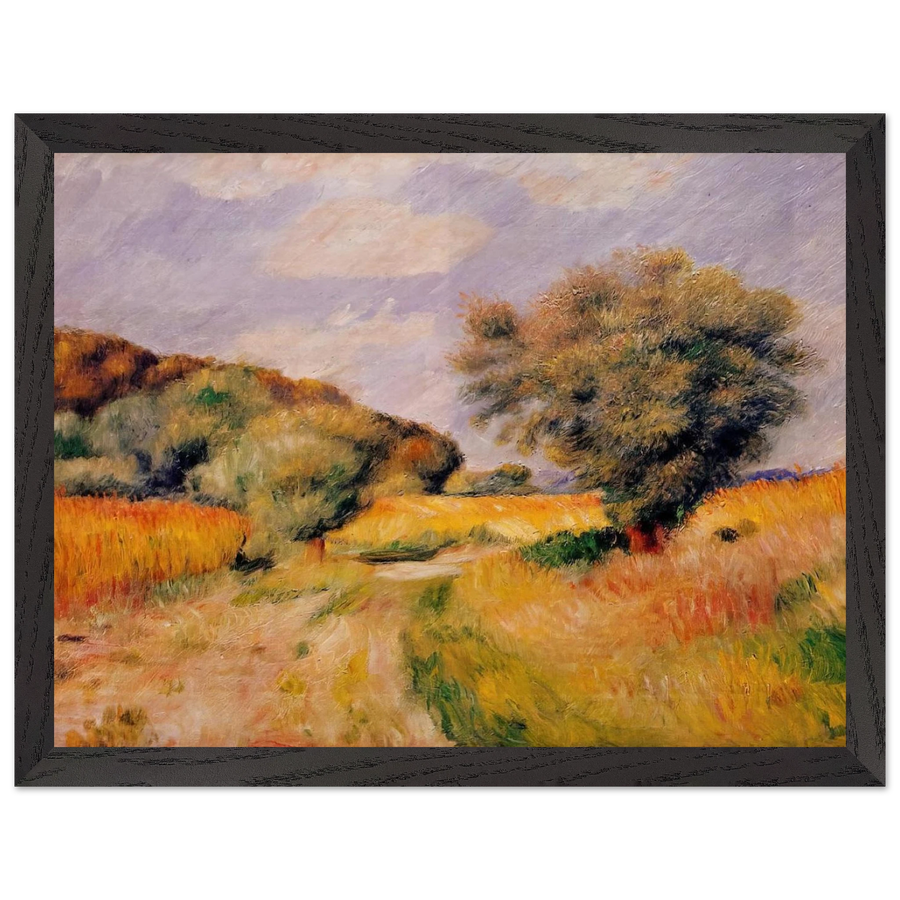 Fields of Wheat by Pierre-Auguste Renoir — Framed art print at Zephyeer
