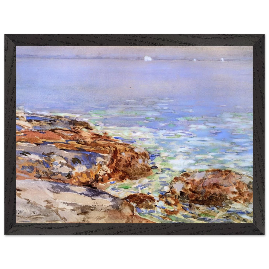 Seascape, Isles of Shoals by Childe Hassam — Framed art print at Zephyeer