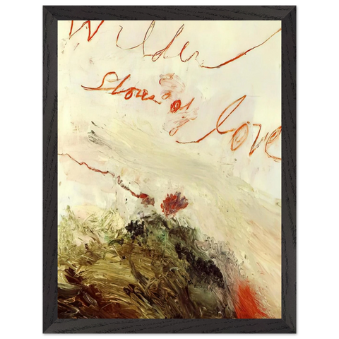 Wilder Shores of Love by Cy Twombly — Framed art print at Zephyeer