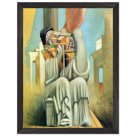 THE TERRIBLE GAMES 1925 by Giorgio de Chirico — Framed art print at Zephyeer
