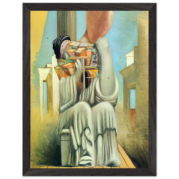 THE TERRIBLE GAMES 1925 by Giorgio de Chirico — Framed art print at Zephyeer