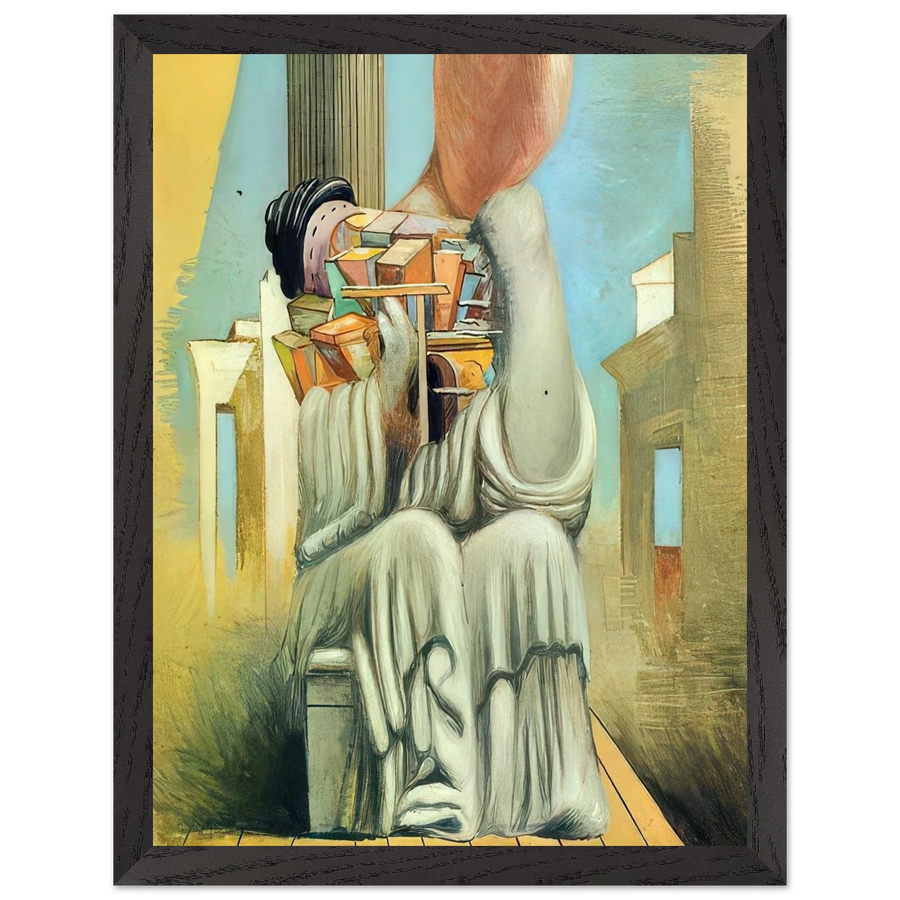 THE TERRIBLE GAMES 1925 by Giorgio de Chirico — Framed art print at Zephyeer