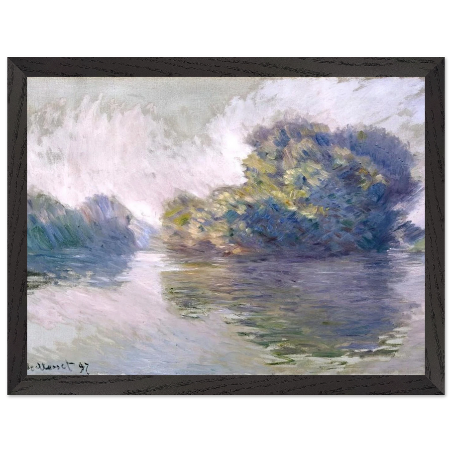 Islands at Port-Villez by Claude Monet — Framed art print at Zephyeer