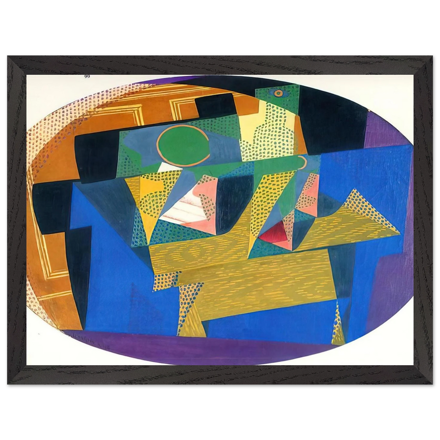 FRUIT BOWL WITH BOTTLE by Juan Gris — Framed art print at Zephyeer