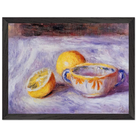 Still Life with Lemons by Pierre-Auguste Renoir — Framed art print at Zephyeer