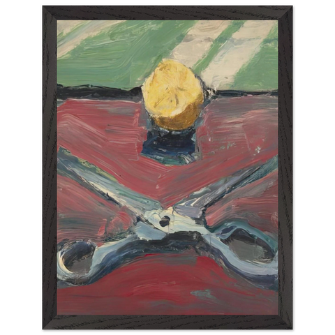 Scissors and Lemon, II by Richard Diebenkorn — Framed art print at Zephyeer