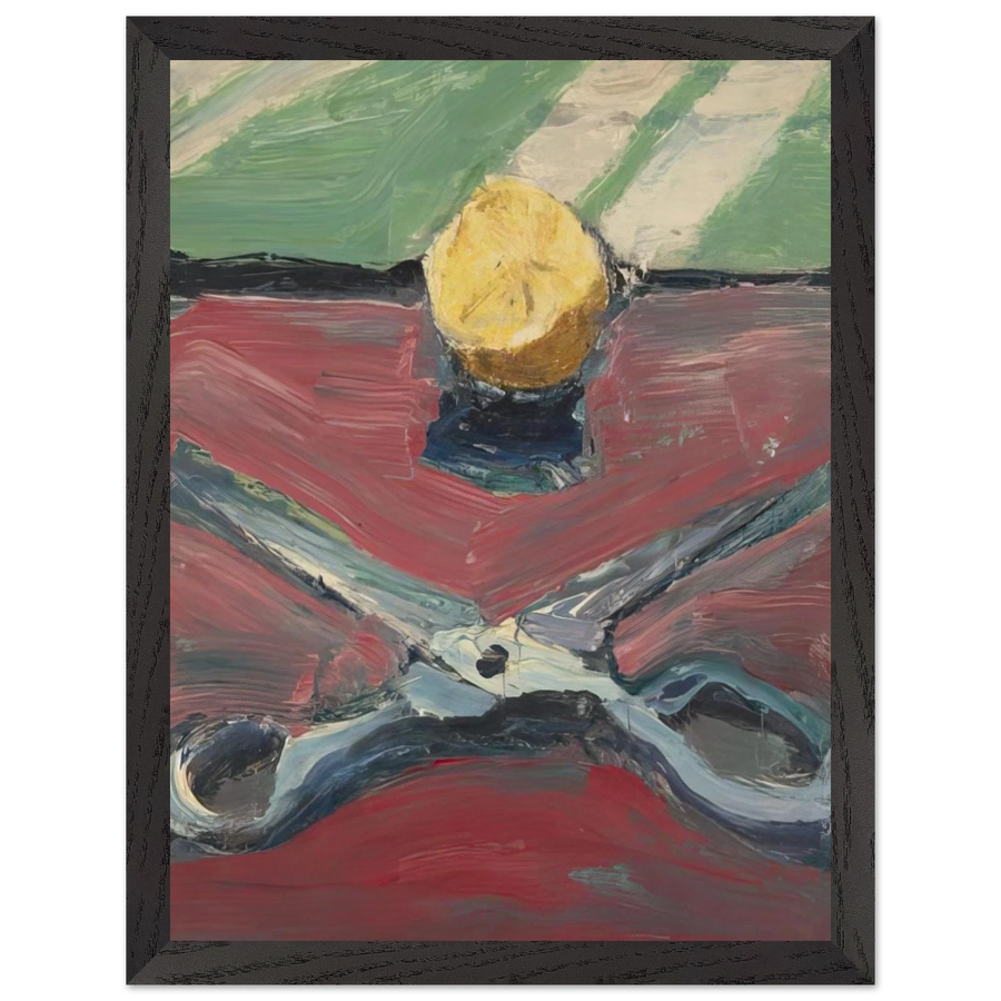 Scissors and Lemon, II by Richard Diebenkorn — Framed art print at Zephyeer