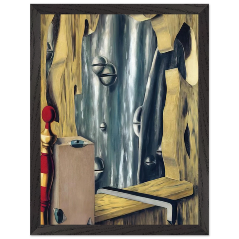 THE SILVER GAP 1926 by Rene Magritte — Framed art print at Zephyeer