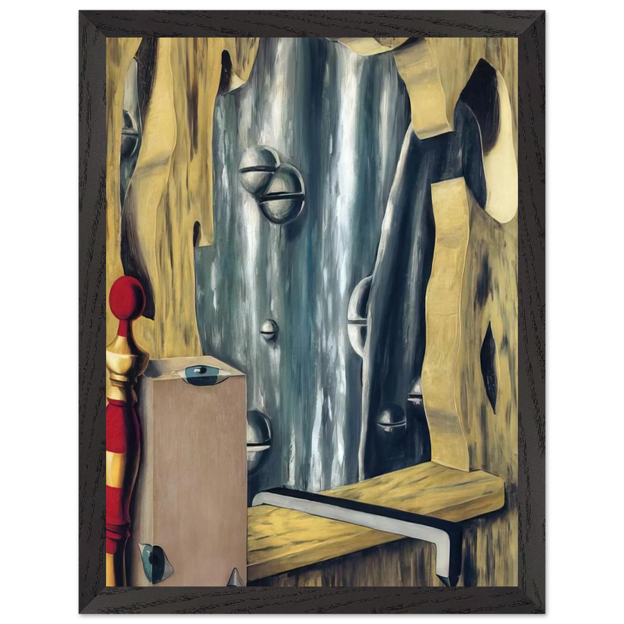 THE SILVER GAP 1926 by Rene Magritte — Framed art print at Zephyeer