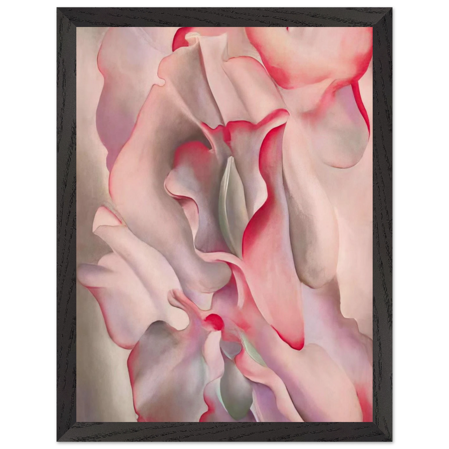 Pink Sweet Peas 2 by Georgia O'Keeffe — Framed art print at Zephyeer