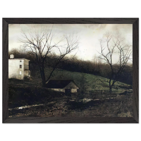 EVENING AT KUERNERS by Andrew Wyeth — Framed art print at Zephyeer
