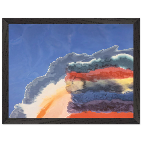 Shenandoah - 1970 by Ronnie Landfield — Framed art print at Zephyeer