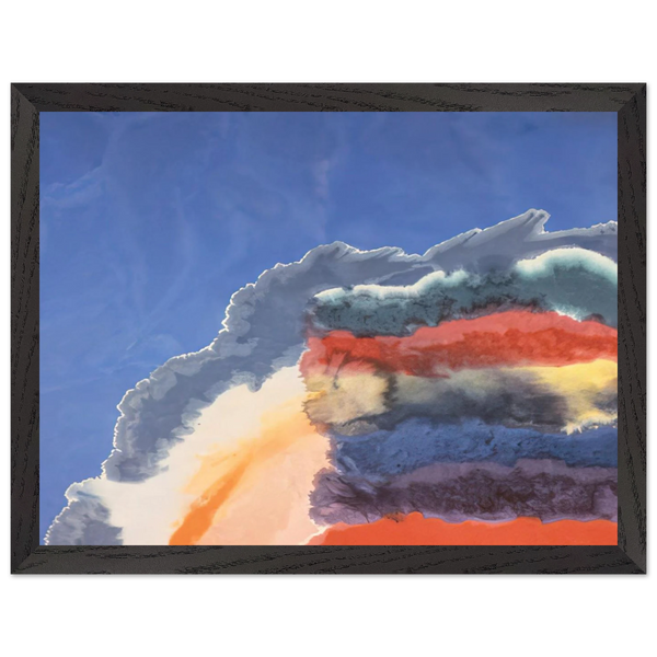 Shenandoah - 1970 by Ronnie Landfield — Framed art print at Zephyeer