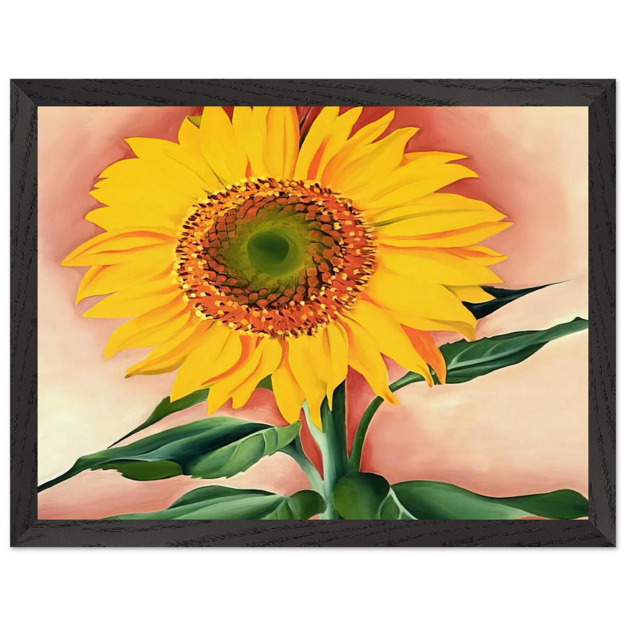 A Sunflower from Maggie by Georgia O'Keeffe — Framed art print at Zephyeer