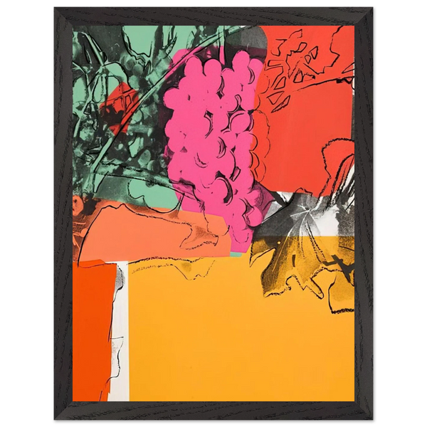 Grapes #1 by Andy Warhol — Framed art print at Zephyeer