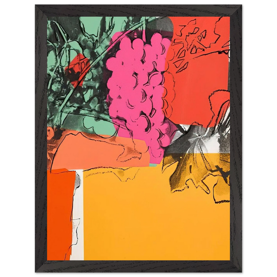 Grapes #1 by Andy Warhol — Framed art print at Zephyeer